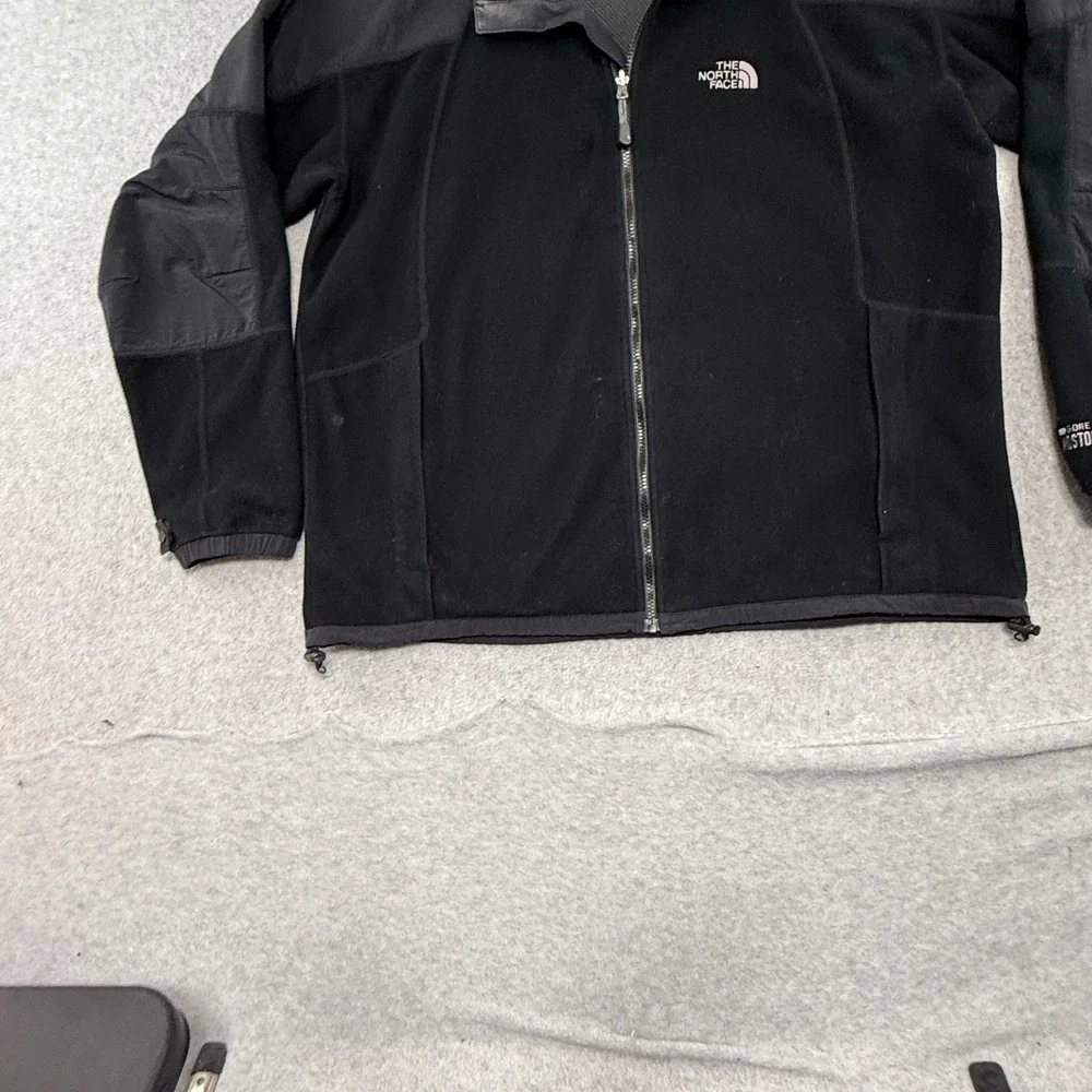 The North Face Gore Windstopper Fleece Jacket Mens XL Black Full Zip Gorpcore